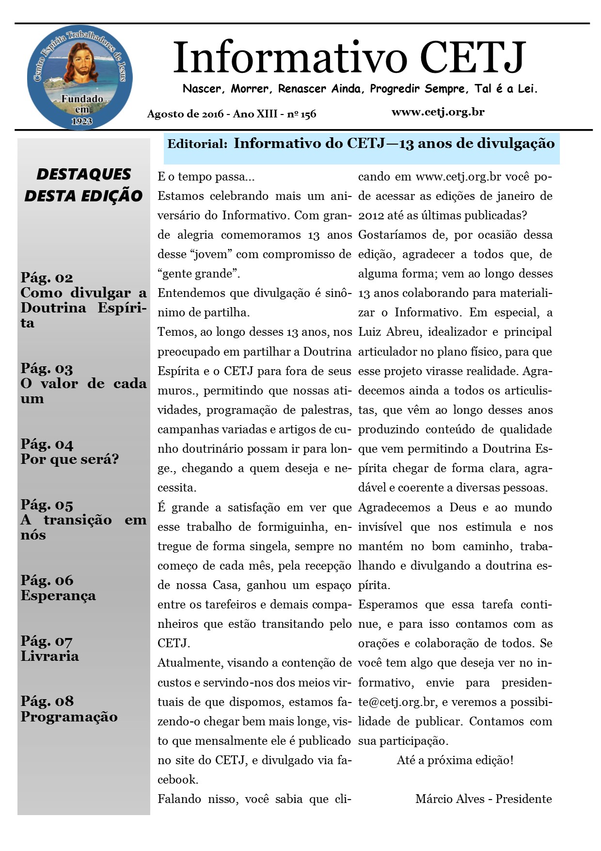 Informativo agosto de 2016_net